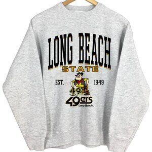 NCAA Long Beach State Beach 49ers Varsity Teams Retro Shirt Sweater Sweatshirt